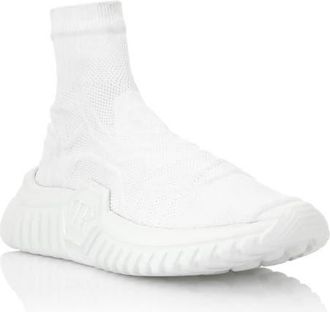 Philipp Plein Sock-Sneakers Supersonic Unisex in White at Nordstrom, Size 35