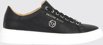 Philipp Plein Sneakers basse stringate in pelle liscia con punta tonda