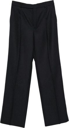Saint Laurent Pinstripe-pattern Pleated Trousers