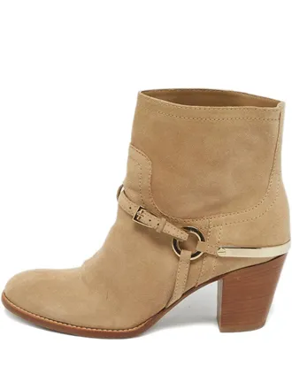 Dior ring-detail ankle boots - Neutrals