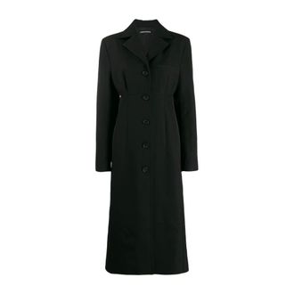 Kwaidan Editions Jassen, Dames, Zwart, M, Katoen, Waisted Structured Coat