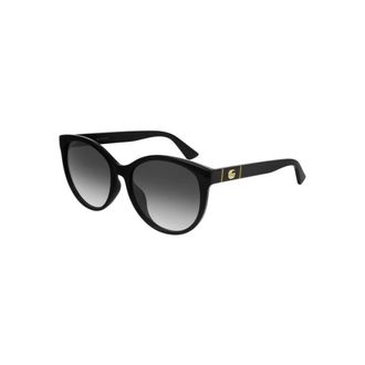Gucci Authentieke stijlvolle zonnebril van topkwaliteit - unisex - Zonnebrillen - Zwart - 56 MM - Accessoires