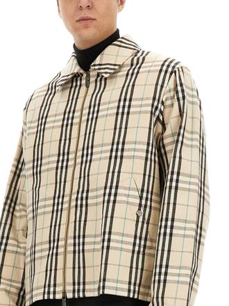Burberry Vintage Check Cotton Jacket - Beige