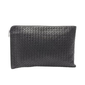 Bottega Veneta Pre-owned Clutches, unisex, Black, Size: ONE SIZE Pre-owned Intrecciato Clutch
