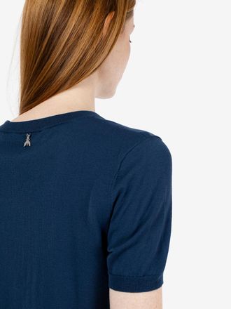 Patrizia Pepe Maglia a maniche corte lagoon blue