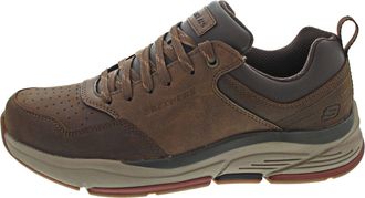 Skechers Mens 66204-CDB_41 Low-Top Sneakers, Brown, 10 UK