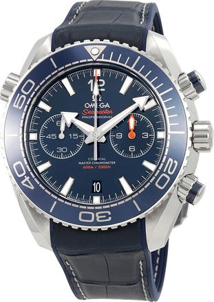 Omega Pre-owned Omega Seamaster Planet Ocean Chronograph Blue Dial Mens Watch 215.33.46.51.03.001