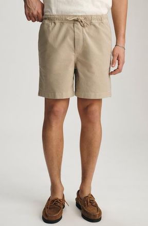 Mavi Textured Drawstring Shorts in Feather Gray at Nordstrom, Size X-Large