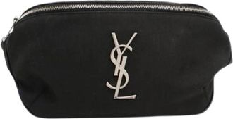 Saint Laurent Pre-owned Vintage Sling Bag - Dames - Vintage Heuptassen - Zwart - ONE Size - Vintage