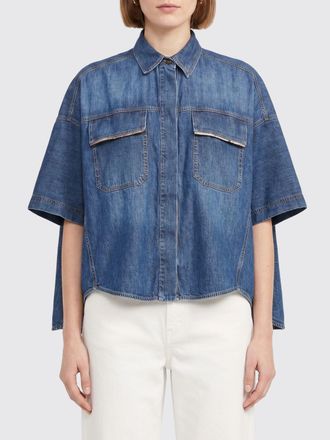 Brunello Cucinelli Camicia in denim di cotone