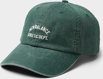 New Balance Mens Embroidered logo faded dad cap