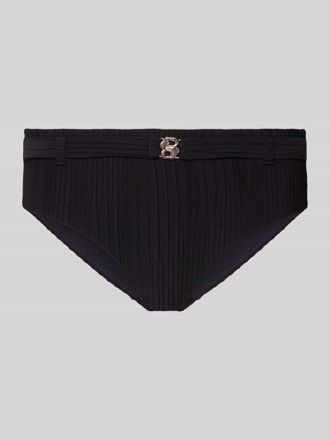 HUGO BOSS Bikini-Hose in Plissee-Optik Modell DOUBLE B in Black, Gr&ouml;&szlig;e XL