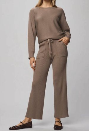 Splendid Womens Georgie Rib Pant In Brown