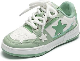 Generic Star Shoes Cute Shoes Y2k Sneakers Lightweight Fashion Non Slip Casual Shoes Unisex Couples Girls Anti-Slip Comfort Travel Outdoor Sport Size 4-8.5