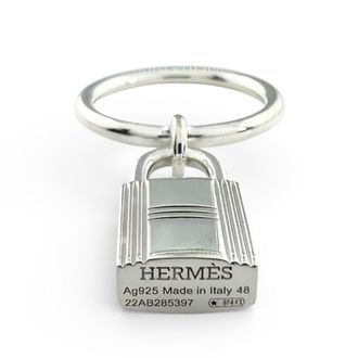Herm&egrave;s Silver Silver 925 Band Ring (Pre-Owned)