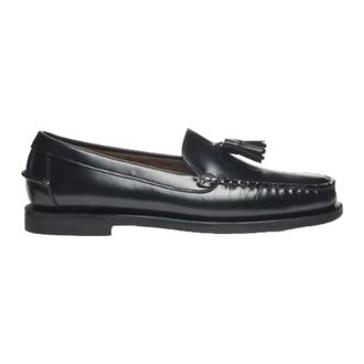 Sebago Loafers, female, Black, Size: 10 1/2 US Classic Will Moccasin