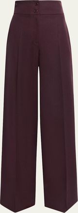 Altuzarra Rudy Wool Wide-Leg Pants
