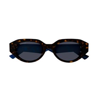 Gucci Panthos Zonnebril - Dames - Accessoires - Bruin - Maat: 53 MM