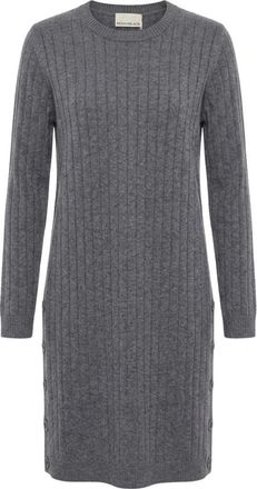 Pennyblack Pbbrodeo Gebreide Jurk - Dames - Kleedjes - Grijs - XL - Wol - Kleedjes