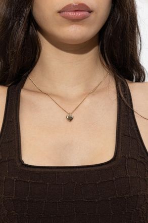 Coach Brass Necklace, Womens, Gold