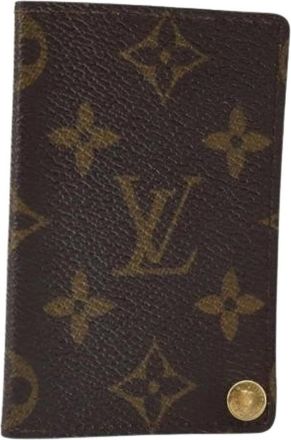 Louis Vuitton Pre-owned Wallets, female, Brown, Size: ONE SIZE Pre-owned Card Case