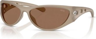 Diesel Opalescent Grijs Zonnebril DL 3004U - unisex - Zonnebrillen - Grijs - 63 MM - Accessoires