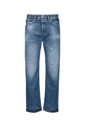 Acne Studios Blue Mid Rise Jeans
