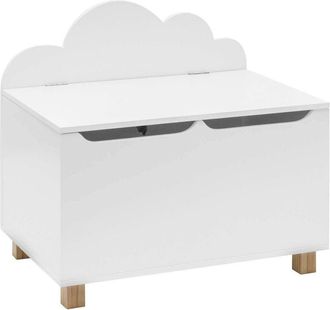 Mobili Rebecca Mobili Rebecca - Rebecca Mobili Ba&uacute;l De Juguetes Banco Juguetero De Mdf Blanco Para Habitaci&oacute;n Infantil