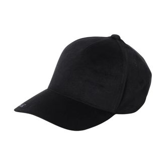 Giorgio Armani ブラックキャップ ブラック（黒）系 GIORGIO ARMANI(ジョルジオアルマーニ) 帽子
