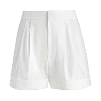 Alice & Olivia Dames, Korte broeken, Wit, Maat: S Linnen