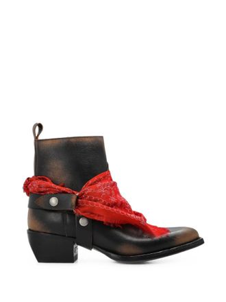 Golden Goose Black Debbie leather boots