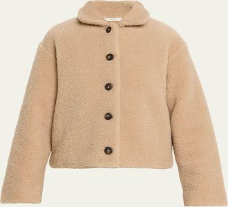 Vince Collared Sherpa Jacket