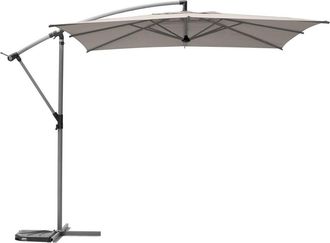 Hesperide Hesperide - Sombrilla Colgante Cuadrada Manoa Gris Topo - 2.5 X 2.5 M - Hesp&eacute;ride
