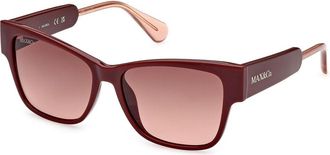 Max & Co. MO0054 69F Womens Sunglasses Red Size 55