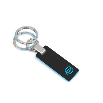 Piquadro Keyrings, male, Black, Size: ONE SIZE Black Stylish Mens Laptop Bag