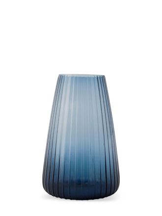 XLBoom large Dim Stripe vase - Blue
