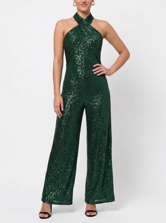 Rachel Roy Goddess Sleeveless Sequin Jumpsuit in Green Pasture at Nordstrom, Size Xx-Large