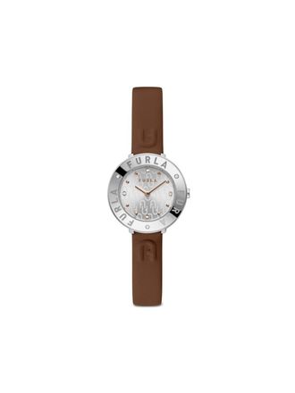 Furla Essential 30mm - women - Leather/stainless steel - One Size - Silver