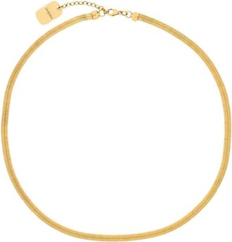 Saint Laurent Accessoires, unisex, Geel, M, Korte Ketting Halsketting