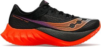 Saucony Mens Endorphin Pro 4 Shoe In Black/red