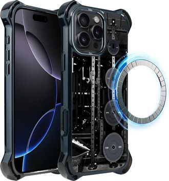 OEM Funda Ibizu Dropguard Ultra Para Iphone 16 Pro Max Con Magsafe, Move Y Iron Station
