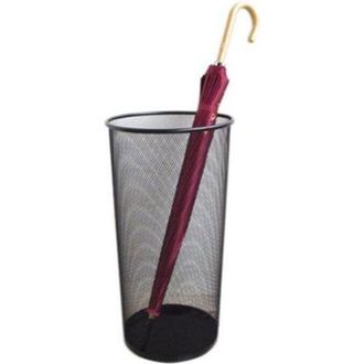 OEM Soporte Para Paraguas, Soporte Para Paraguas De Metal Negro Con Rejilla Redonda, Soporte Para Bast&oacute;n De Metal, Entrada, Hogar, Oficina, Almacenamiento