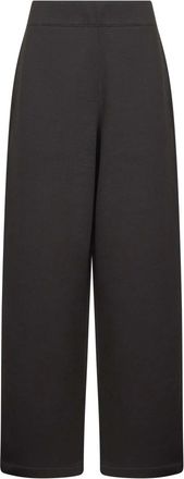 Christophe Lemaire Broeken, Dames, Grijs, M, Katoen, Bruine Katoenen Wijde Pijp Broek