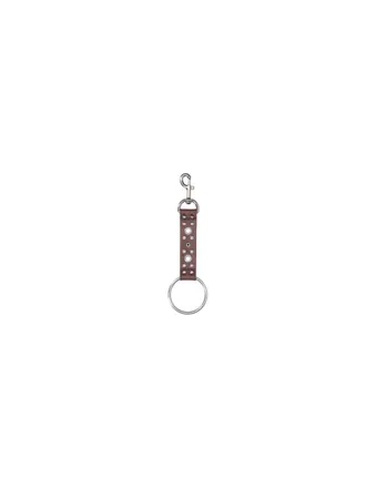 Martine Rose Mens Keychains Brown Leather