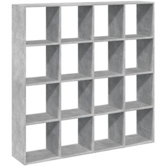 vidaXL Estanter&iacute;a Madera De Ingenier&iacute;a Gris Hormig&oacute;n 137,5x29x137,5 Cm Vidaxl