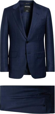 Ermenegildo Zegna Trofeo Wool Suit in Blue at Nordstrom, Size 48