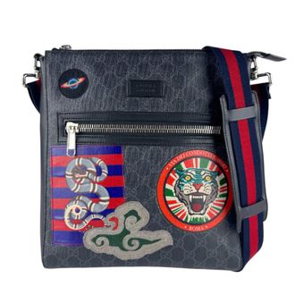 Gucci Black Gg Supreme Shoulder Bag (Pre-Owned)