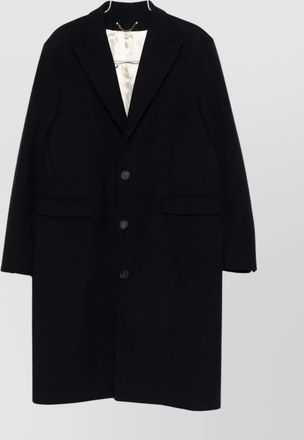 Golden Goose long wool daster coat with notch lapels