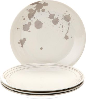 Royal Doulton 1815 Set Of 4 Pacific Mixed Pattern Stone Plates