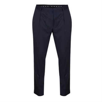 HUGO BOSS Rechte herenbroek (Donkerblauw)